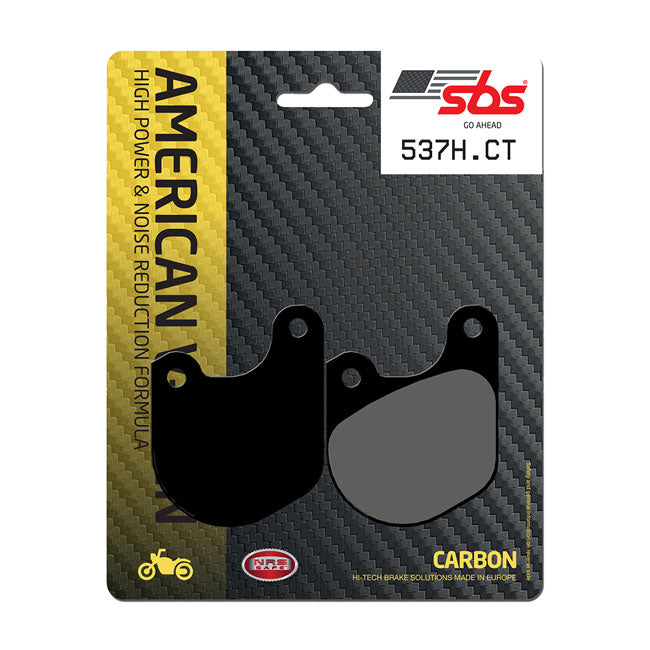 SBS, brake pads. Street Carbon Tech (organic) — Front: 77-83 FX; 80-83 FXWG; 78-83 XL Sportster (NU)