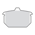 SBS brake pads street carbon tech — Rear: 82-E87 XL Sportster; FXR; FXST; 84-85 FX; 83-86 FXWG (NU)