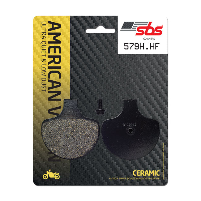 SBS, brake pads. Street Ceramic (organic) — Front: 84-99 Big Twin; TC; XL Sportster; L88-11 Springers (NU)