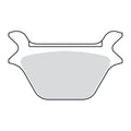 SBS, brake pads. Street Excel Sinter — Rear: L87-99 Big Twin; Twin Cam; XL Sportster (excl. all FLT) (NU)