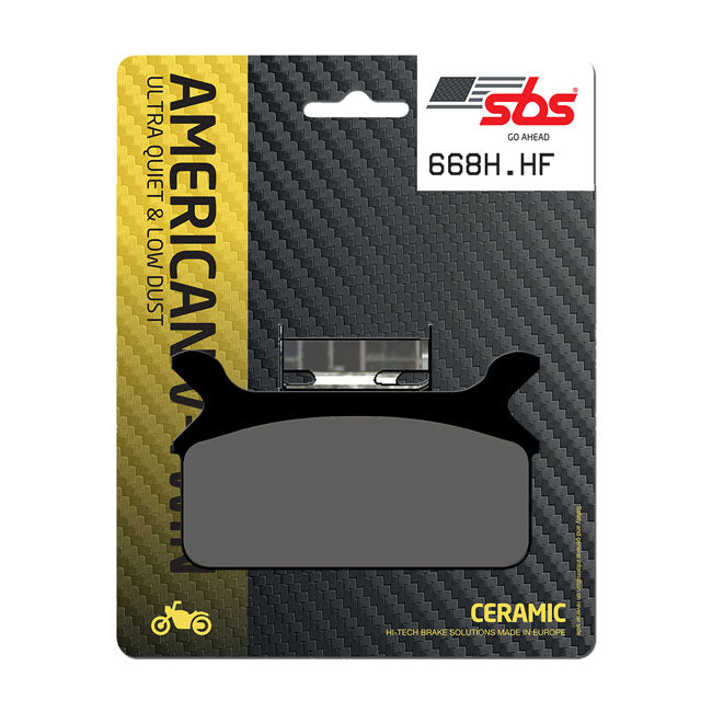 SBS brake pads, street ceramic — Rear: 86-99 FLT/Touring (NU)