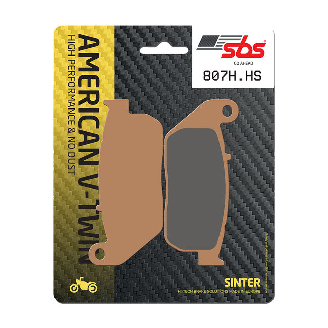 SBS, brake pads. Street Excel Sintered — Front: 04-13 XL Sportster (Excl. XR1200) (NU)