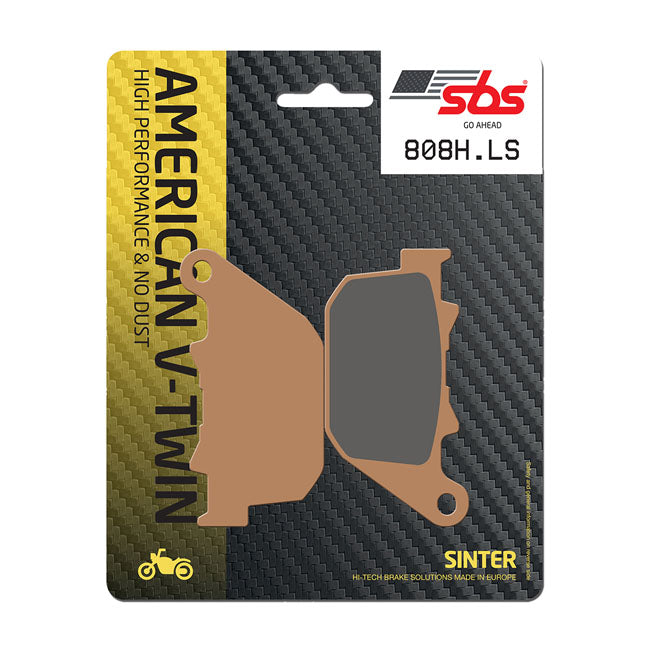 SBS, brake pads. Street Excel Sinter — Rear: 04-13 XL Sportster; 08-12 XR1200 (NU)