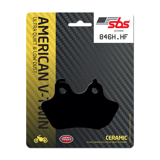 SBS brake pads, street ceramic — Rear: 06-07 FXSTB/C; FLSTF; 2006 FXSTS; FXSTI; 2007 FXST(NU)