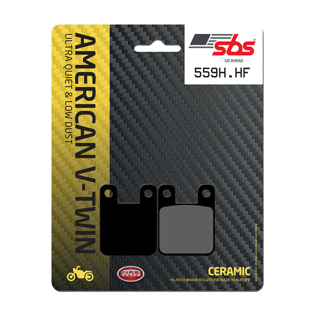 SBS brake pads, street ceramic — For PM 125X2; 125X4S and 125X4SL calipers and Jaybrake 2 piston small calipers