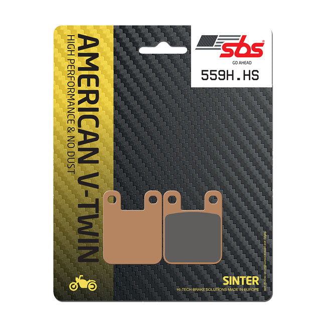 SBS brake pads street excel sintered — Front: For PM 125X2; 125X4S and 125X4SL calipers and Jaybrake 2 piston small calipers