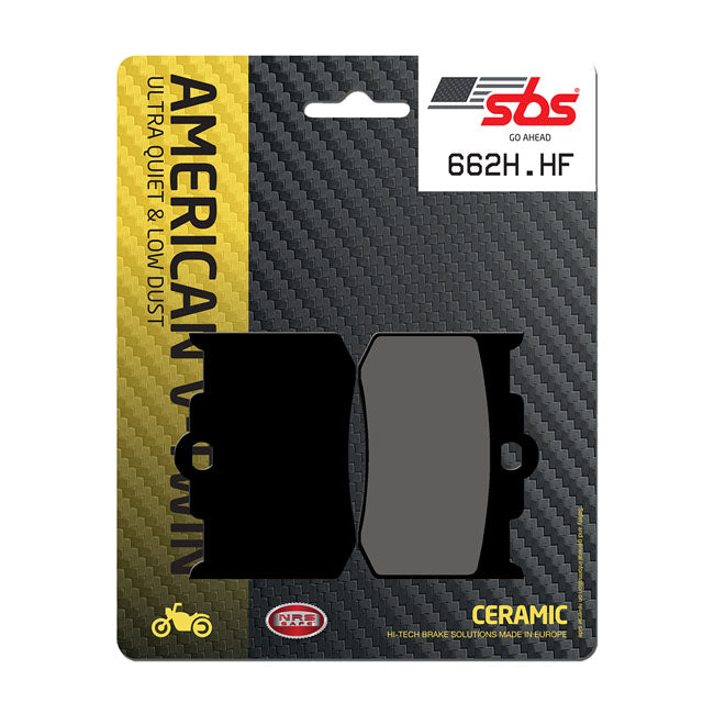 SBS brake pads, street ceramic — For PM 124X4HR and 137X4 calipers