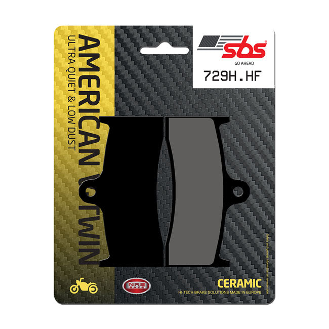 SBS brake pads, street ceramic — For PM 112X6B and 112X6QC calipers