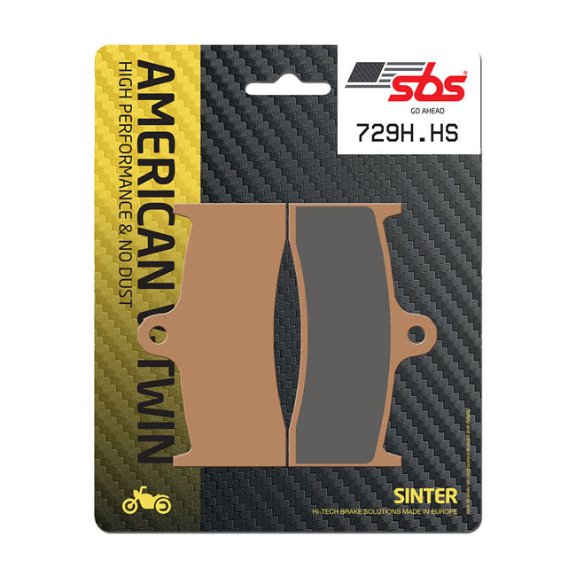 SBS brake pads street excel sintered — Front: For PM 112X6B and 112X6QC calipers