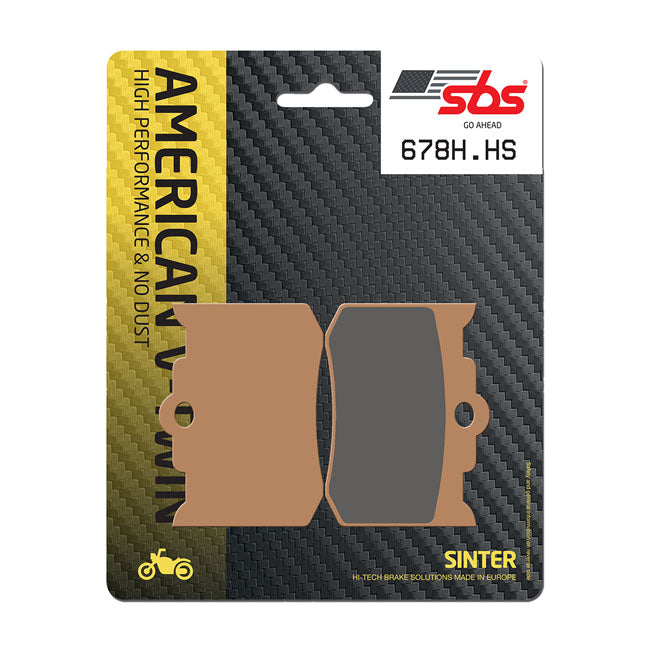SBS brake pads street excel sintered — Front: For PM 125X4R; 125X4RSPH and 137X4B calipers
