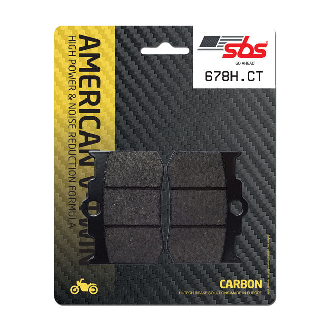 SBS brake pads street carbon tech — For PM 125X4R; 125X4RSPH and 137X4B calipers