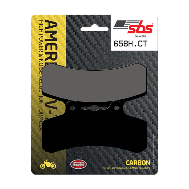 SBS brake pads street carbon tech — For PM 125X6 and 137X6 calipers