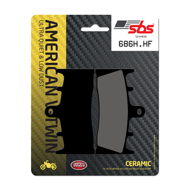 SBS brake pads, street ceramic — For Jaybrake 4 piston calipers