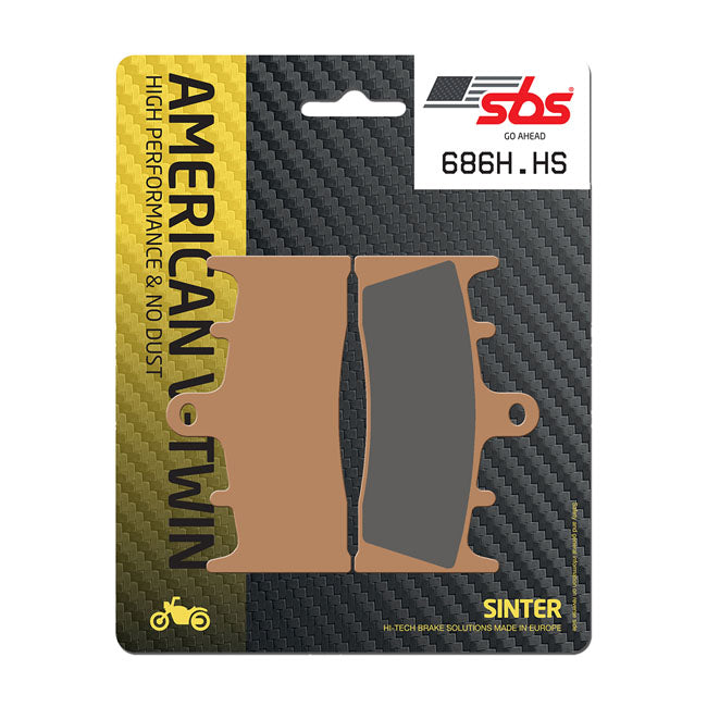 SBS brake pads street excel sintered — Front: For Jaybrake 4 piston calipers