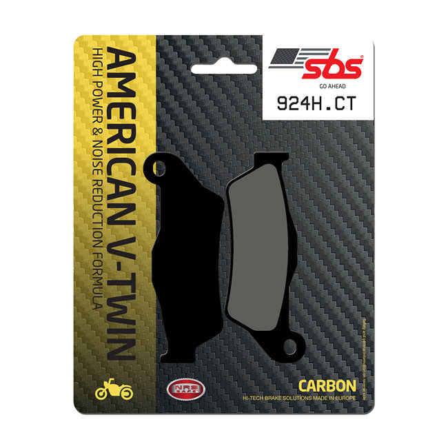 SBS, brake pads. Street Carbon Tech (organic) — Front/rear: 14-15 XG750/500 Street (NU)