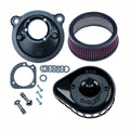 S&S, Mini Teardrop Stealth air cleaner kit. Gloss black