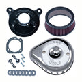 S&S Mini Teardrop Stealth air cleaner kit — 91-06 XL Sportster with CV carburetor (NU)