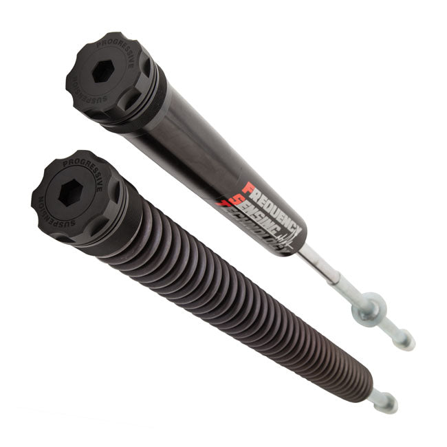 PS, FST fork monotube cartridge kit. Lowered height — 17-25 FLT/Touring (excl. FLHTKL; 23-25 CVO Touring with inverted forks)