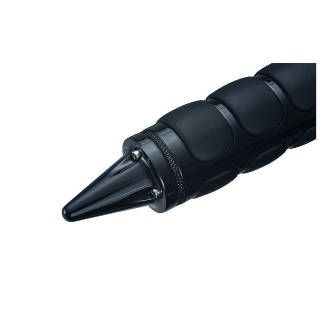 Kuryakyn, Stiletto grip end caps. Gloss black