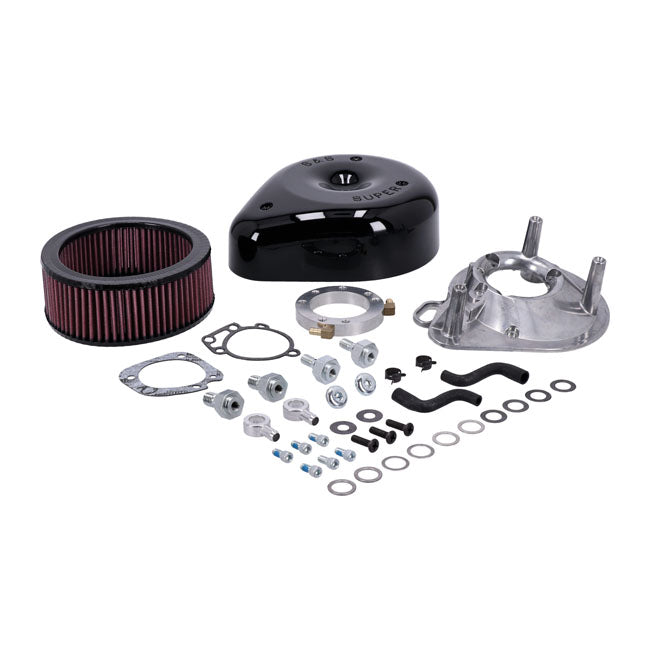 S&S, Teardrop air cleaner assembly. Black