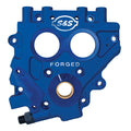 S&S, TC3 cam support plate kit for Twin Cam — 99-06 Twin Cam (Excl. 2006 Dyna) with S&S 565144 or OEM 06-17 style oil pump and 06-17 hydraulic chain tensioners (NU)