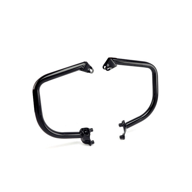 Front engine guard, black — 15-20 XG Street & Street Rod