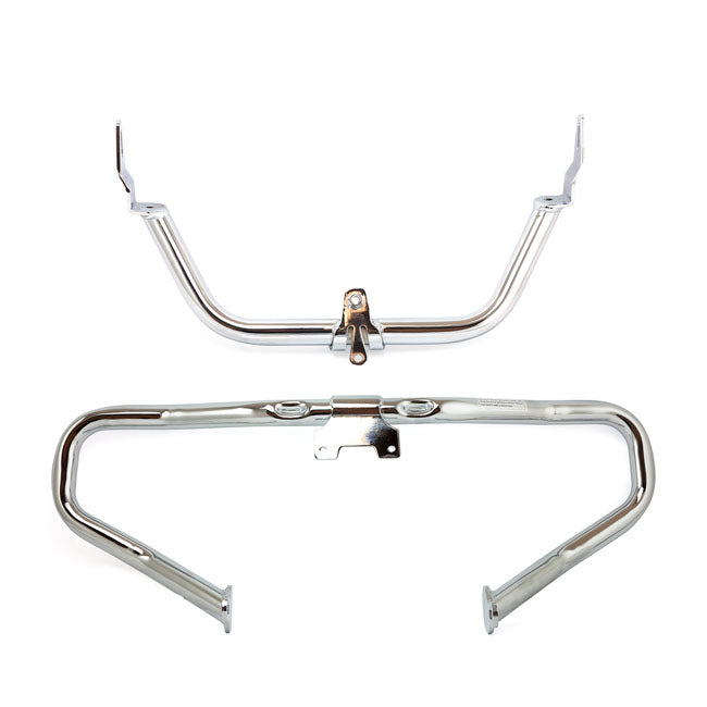 Chopped engine guard 1-1/4". Chrome