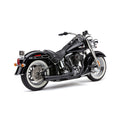 Cobra, El Diablo 2-into-1 exhaust. Black — 12-17 Softail (NU)