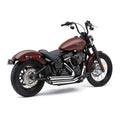 Cobra, Speedster SlashDown exhaust. Chrome — 18-20 Softail FLDE Deluxe; FXLR Low rider; FLSL Slim; FXBB Street Bob
