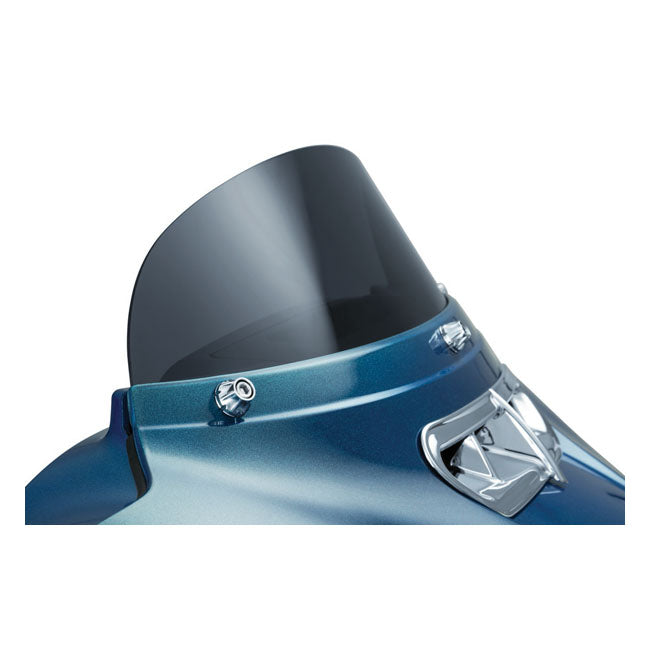 Kuryakyn, decorative windshield screws — 14-24 (NU) FLHT; FLHTK; FLHTKL; FLHTKCUL; 14-23 (NU) FLHX; FLHXS; FLHXST (excl. 2023 FLHXSE); 14-25 Trikes. Models with traditional Batwing fairing only