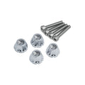 Kuryakyn, Decorative windshield screws — 15-23 (NU) FLTR Road Glides (excl. 2023 CVO models); 2024 (NU) FLTRK; 23-25 FLTRT Trike. With 15-24 style Sharknose fairing