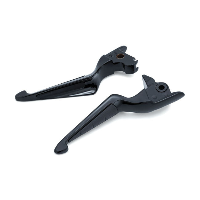Kuryakyn, ISO handlebar lever set — 14-16 Electra Glides; Street Glides; 15-16 Road Glides; 2014 FLHRSE CVO Road King (NU)