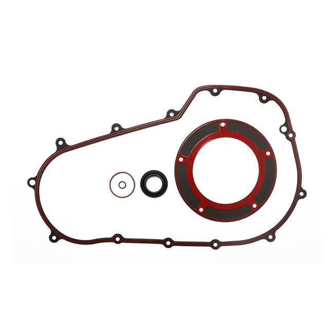 James, primary cover gasket & seal kit. Foamet with bead — 17-25 FLT/Touring; 17-25 Trikes