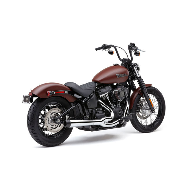 Cobra, El Diablo 2-into-1 exhaust. Chrome — 18-20 Softail FLHC/S Heritage Classic; FLSB Sport Glide