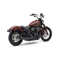 Cobra, El Diablo 2-into-1 exhaust. Black — 18-20 Softail (excl. FLFB/S; FLHC/S; FXFB/S; FXDRS)