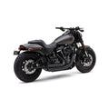 Cobra, Speedster 909 exhaust. Black — 18-20 Softail FXFB/S Fat Bob