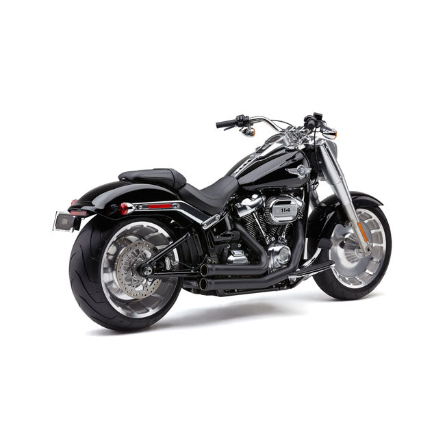 Cobra, Speedster 909 exhaust. Black — Softail: 18-20 FLFB/S Fatboy; FXBR/S Breakout; 19-20(NU)FXDR