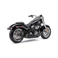 Cobra Speedster Shorts RPT exhaust. Black — 18-20 Softail FLFB/S Fat Boy; FXBR/S Breakout