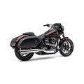 Cobra, 909 Twins 4" slip-on mufflers. Chrome — 18-23 Softail FLSB Sport Glide