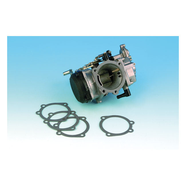 James, carb to air cleaner housing gasket. Keihin CV — 90-99 Evo Big Twin; 88-03 XL Sportster. With OEM CV (Constant Vacuum) carburetor (NU)
