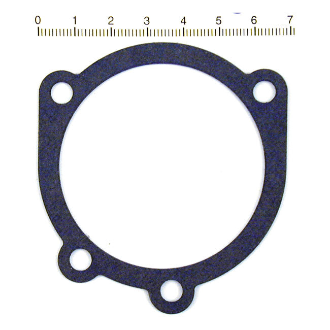 James, carb to air cleaner housing gasket. Keihin CV — 90-99 Evo Big Twin; 88-03 XL Sportster. With OEM CV (Constant Vacuum) carburetor (NU)
