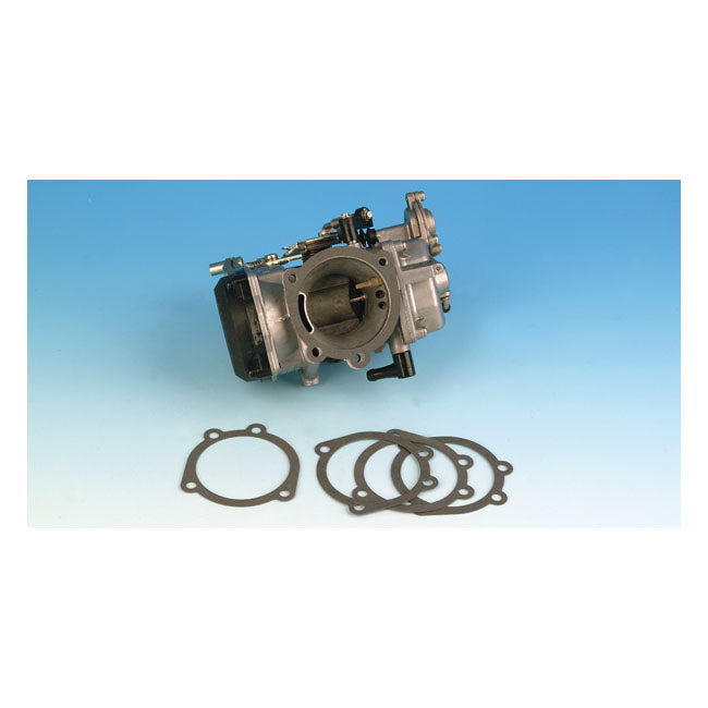 James, carb to air cleaner housing gasket. Keihin CV — 90-99 Evo Big Twin; 88-03 XL Sportster. With OEM CV (Constant Vacuum) carburetor (NU)