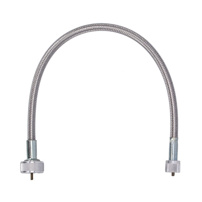 Barnett, transmission mini speedo cable. 16". Braided steel