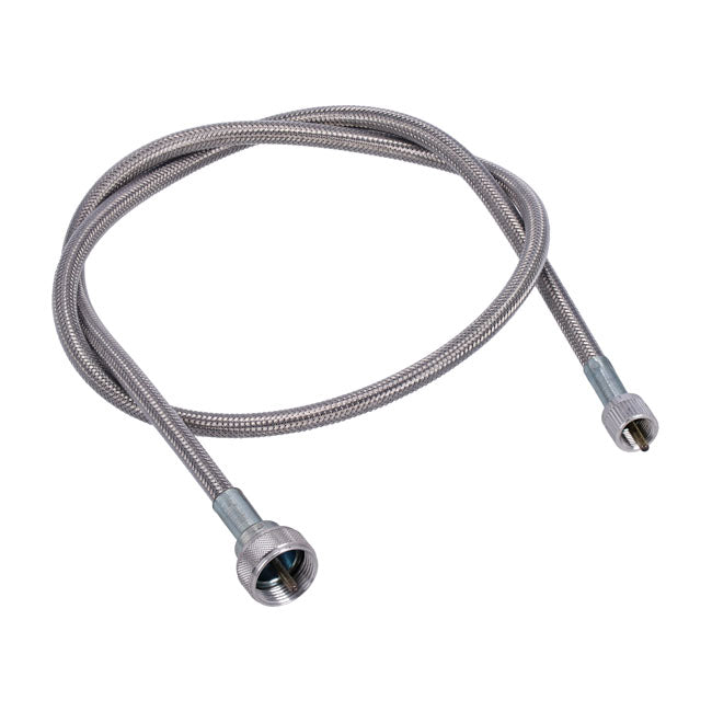 Barnett, transmission mini speedo cable. 41". Braided steel
