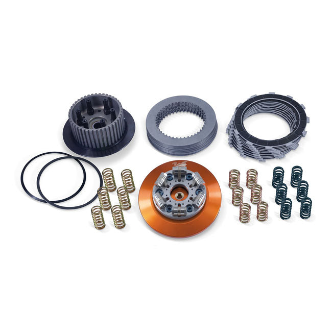 Barnett, Scorpion Lock-Up clutch. Low profile — 07-10 Softail; 06-10 Dyna; 07-10 FLT/Touring; CVO/SE models (NU)
