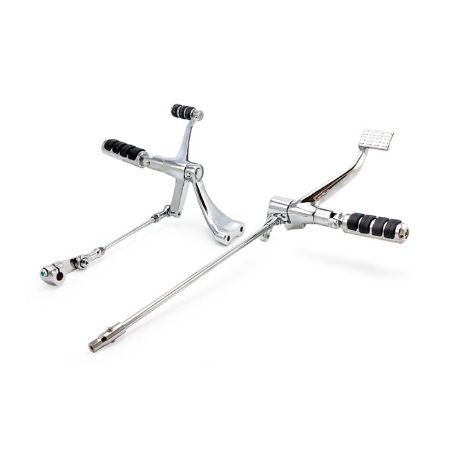 Evo XL forward control kit. ISO pegs. Chrome — 14-22 XL Sportster (NU)