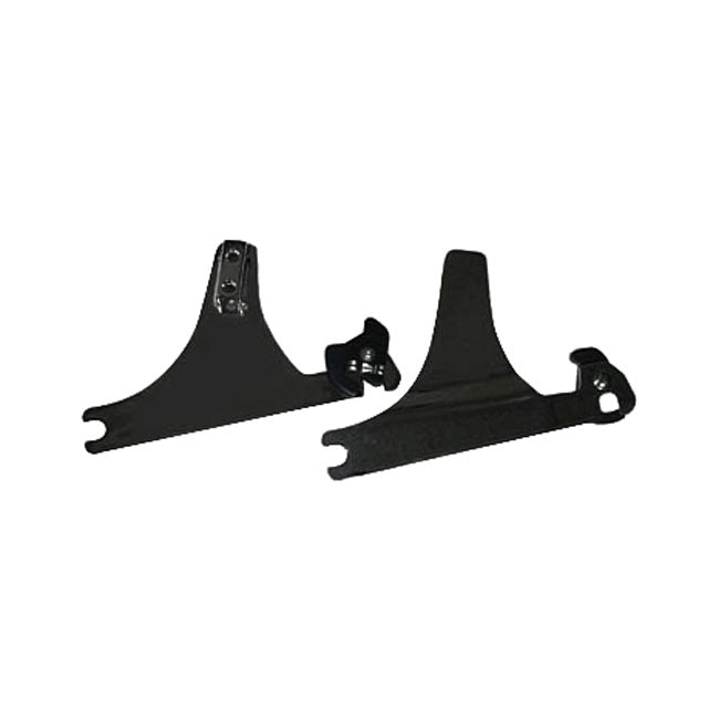 Detachable sissy bar side plate