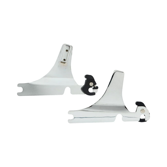 Detachable sissy bar side plates — 00-17 FLSTC; 00-03 FLSTS (NU)