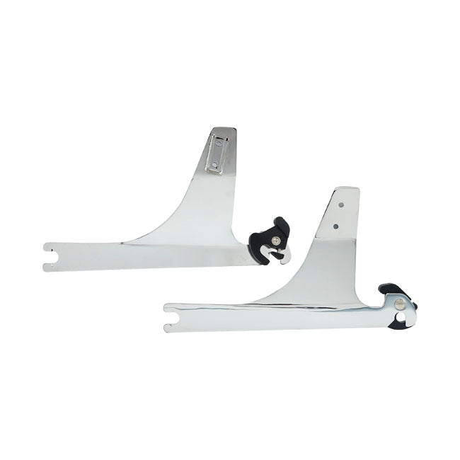 Detachable sissy bar side plates — 93-05 FXDWG without saddlebags (NU)