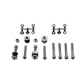 Docking hardware kit — 84-99 FXSTSB; FXSTS; FXSTC; FLSTF; FLSTC; 93-96 FLSTN (NU). Without or with Heritage style saddlebags
